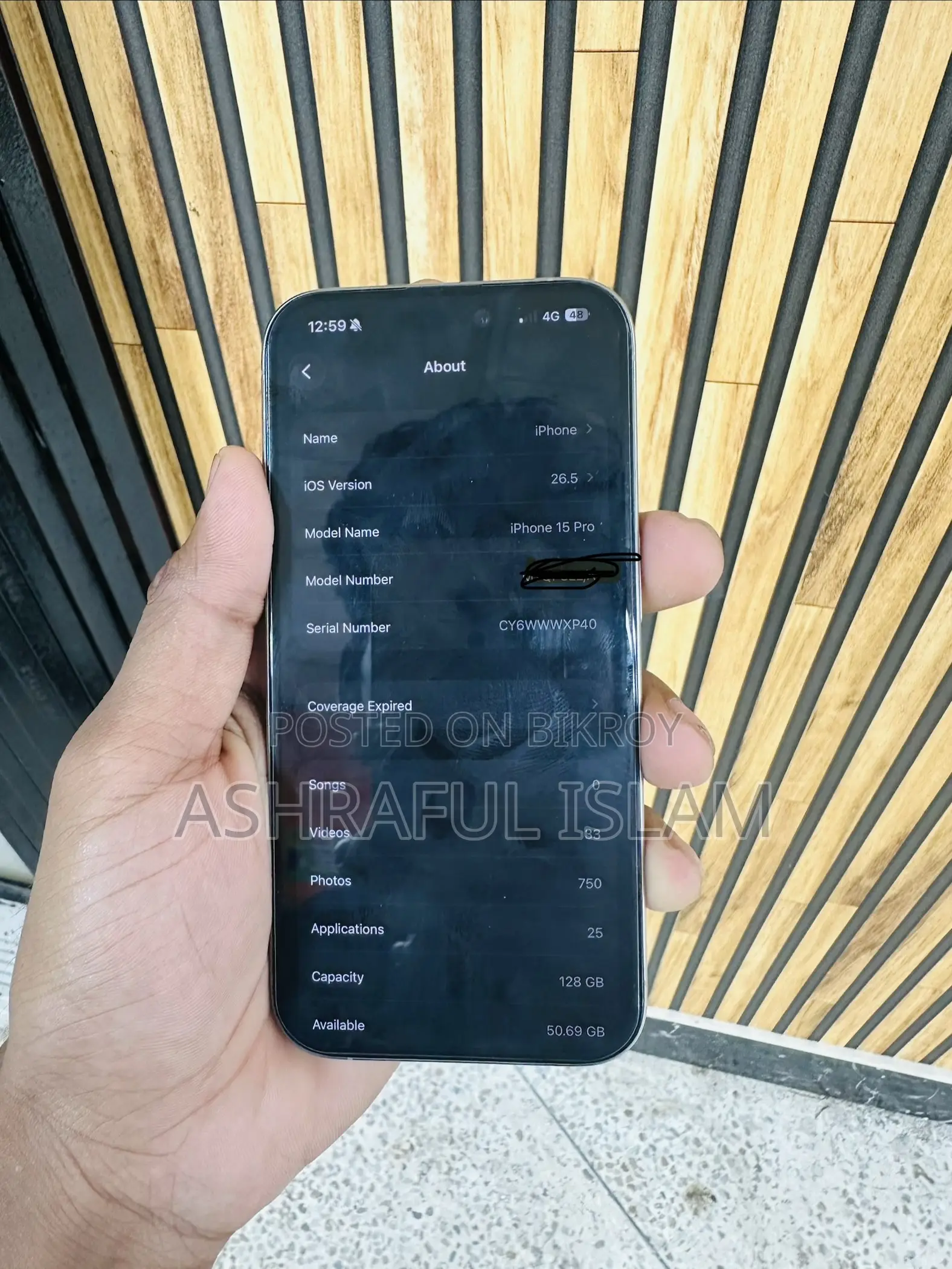 Apple iPhone 15 Pro 128 GB Silver