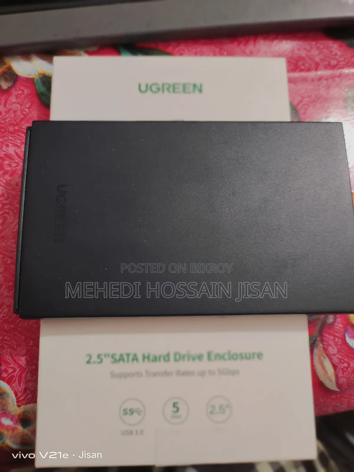 ইউগ্রিন ২.৫ ইঞ্চি সাটা হার্ড ড্রাইভ এনক্লোজার