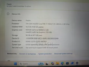 Laptop HP Envy x360 16GB Intel Core i7 SSD 512GB