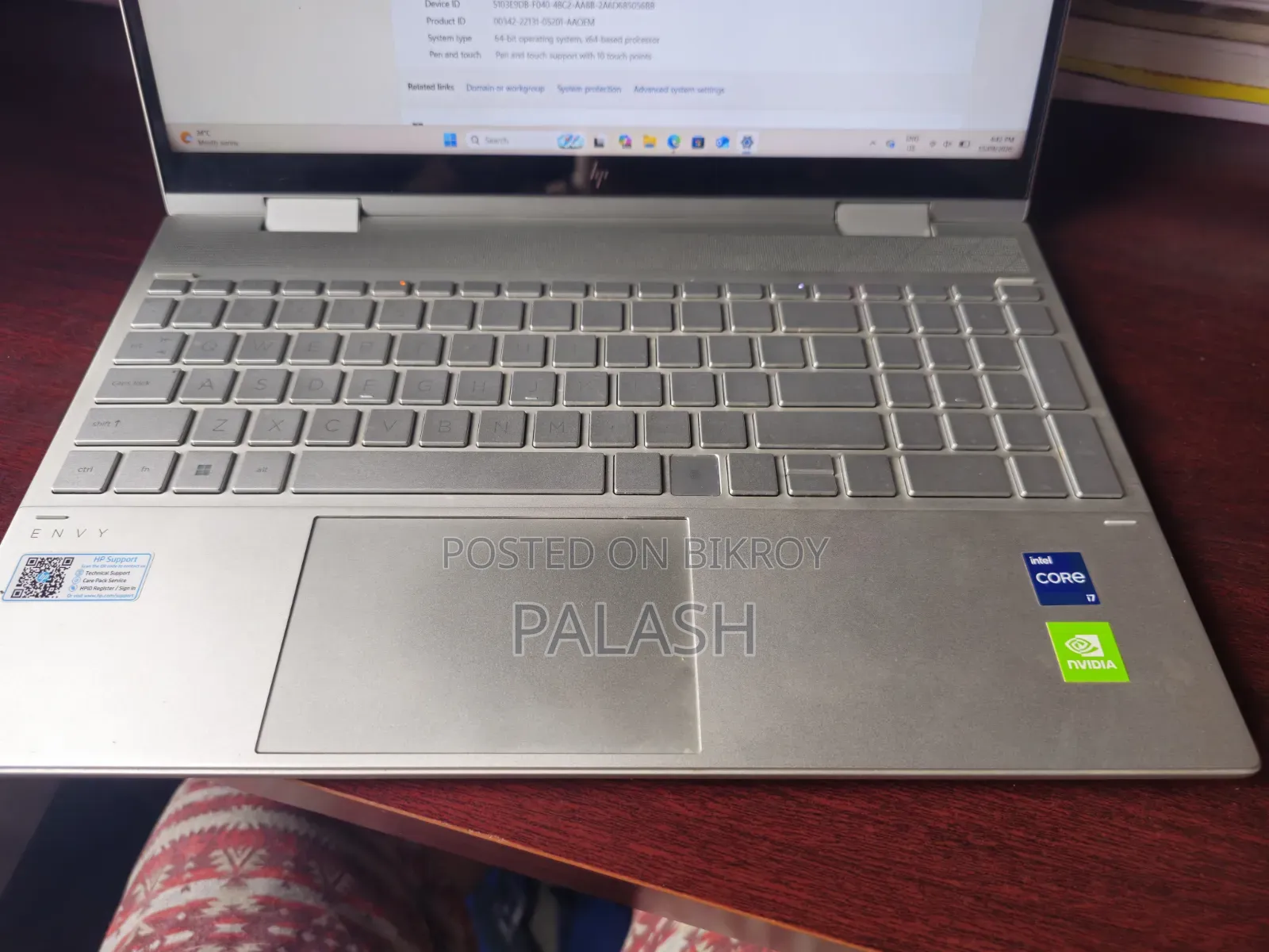 Laptop HP Envy x360 16GB Intel Core i7 SSD 512GB