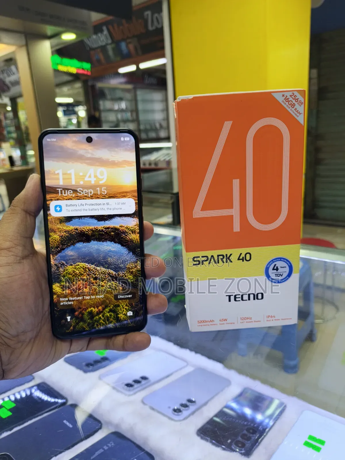 Tecno Spark 40 256 GB Black