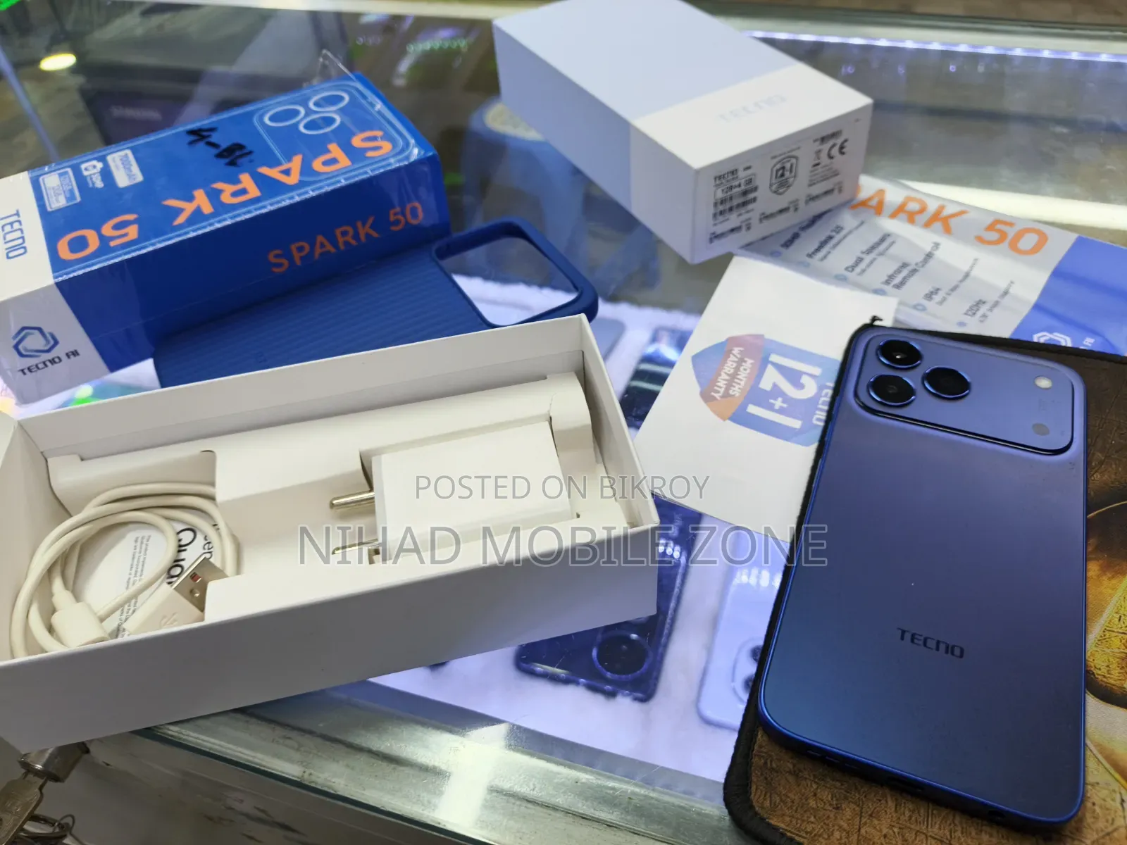 টেকনো স্পার্ক ৫০ ১২৮ জিবি ব্লু