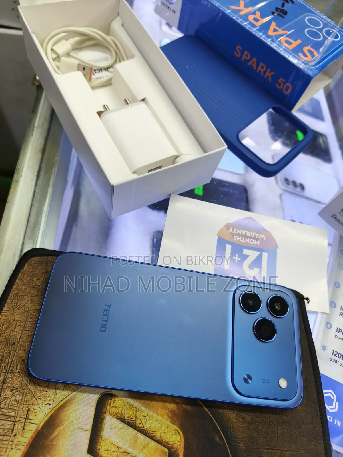 টেকনো স্পার্ক ৫০ ১২৮ জিবি ব্লু