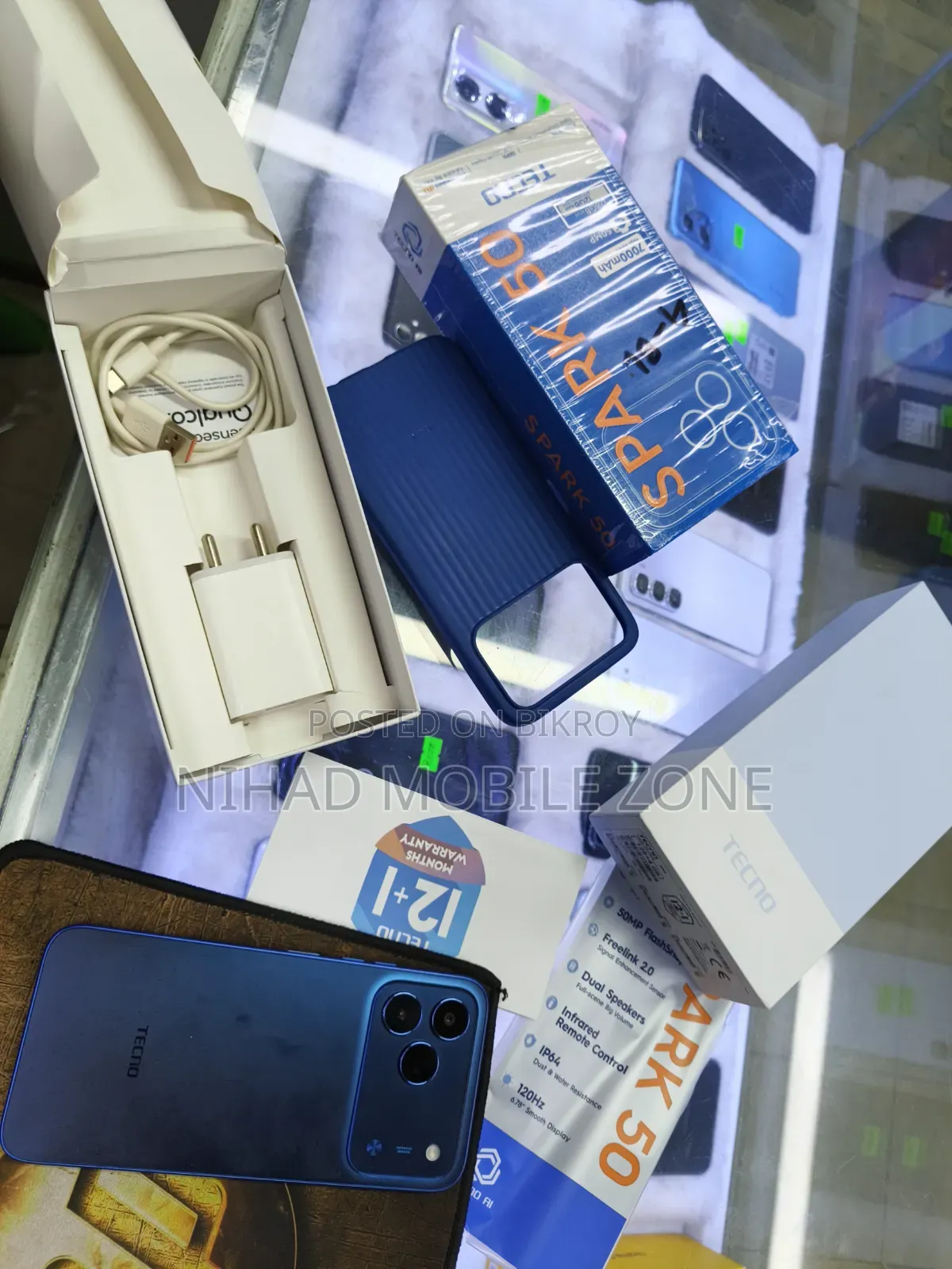 টেকনো স্পার্ক ৫০ ১২৮ জিবি ব্লু