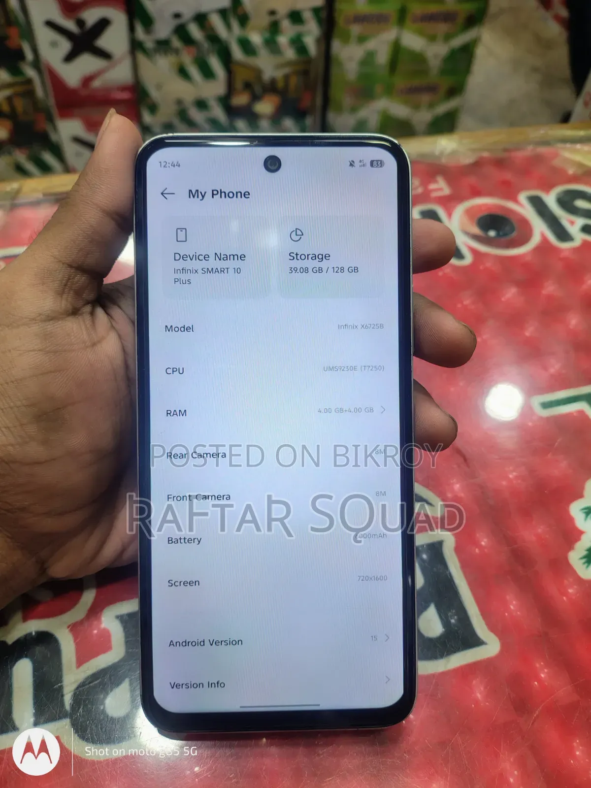 Infinix Smart 10 Plus 128 GB White