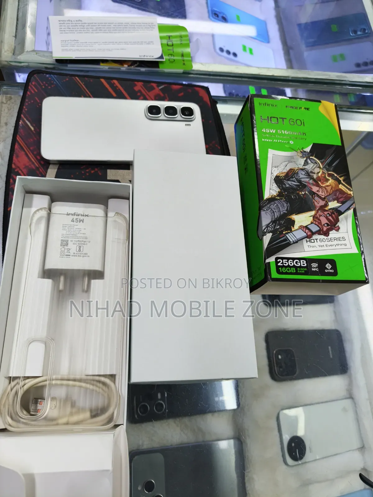 Infinix Hot 60i 256 GB Silver