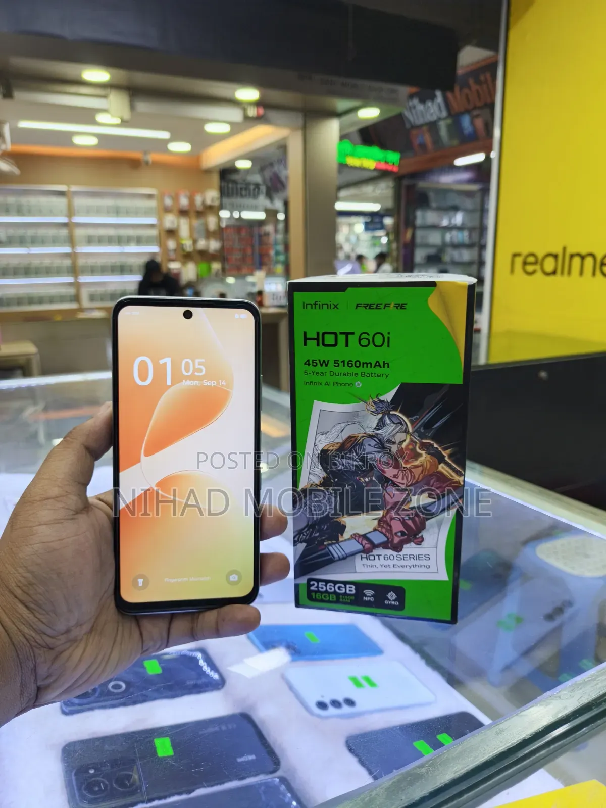 Infinix Hot 60i 256 GB Silver
