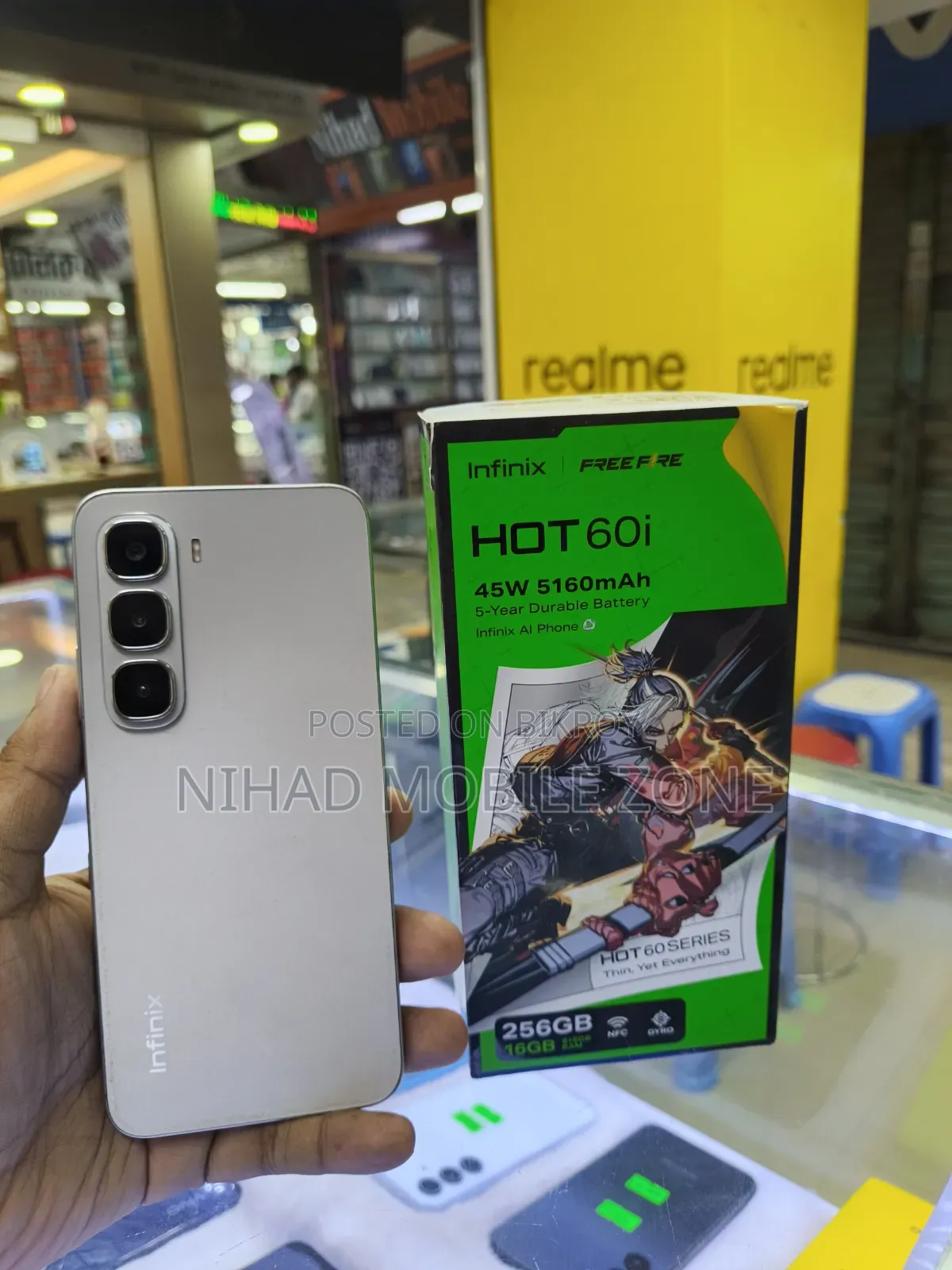 Infinix Hot 60i 256 GB Silver