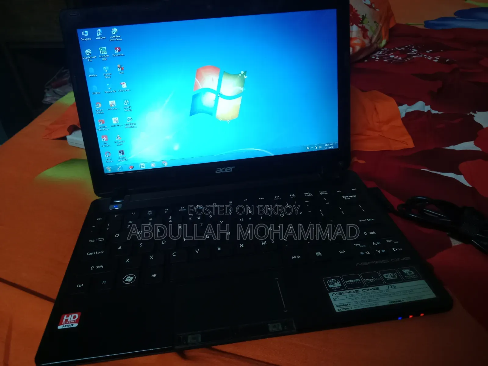 Laptop Acer Aspire 1 2GB HDD 500GB