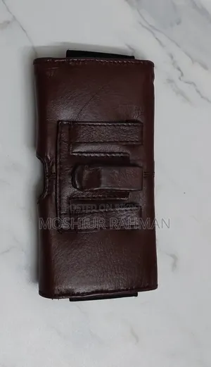 ফোন ওয়ালেট পাসপোর্ট বহনের জন্য ১০০% চামড়ার বেল্ট ব্যাগ
