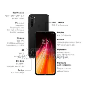 Xiaomi Redmi Note 8 128 GB Black