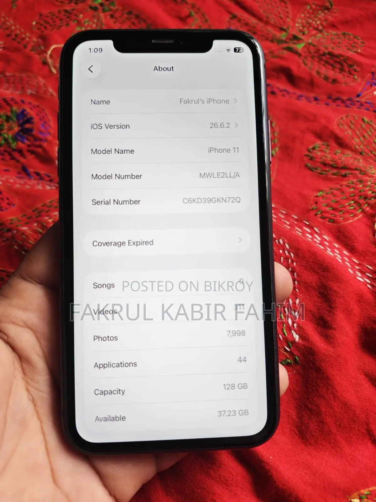 Apple iPhone 11 128 GB Black