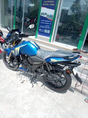 New TVS Apache RTR 160 2V ABS 2026 Blue