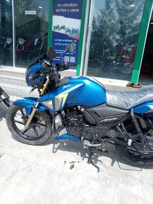 New TVS Apache RTR 160 2V ABS 2026 Blue