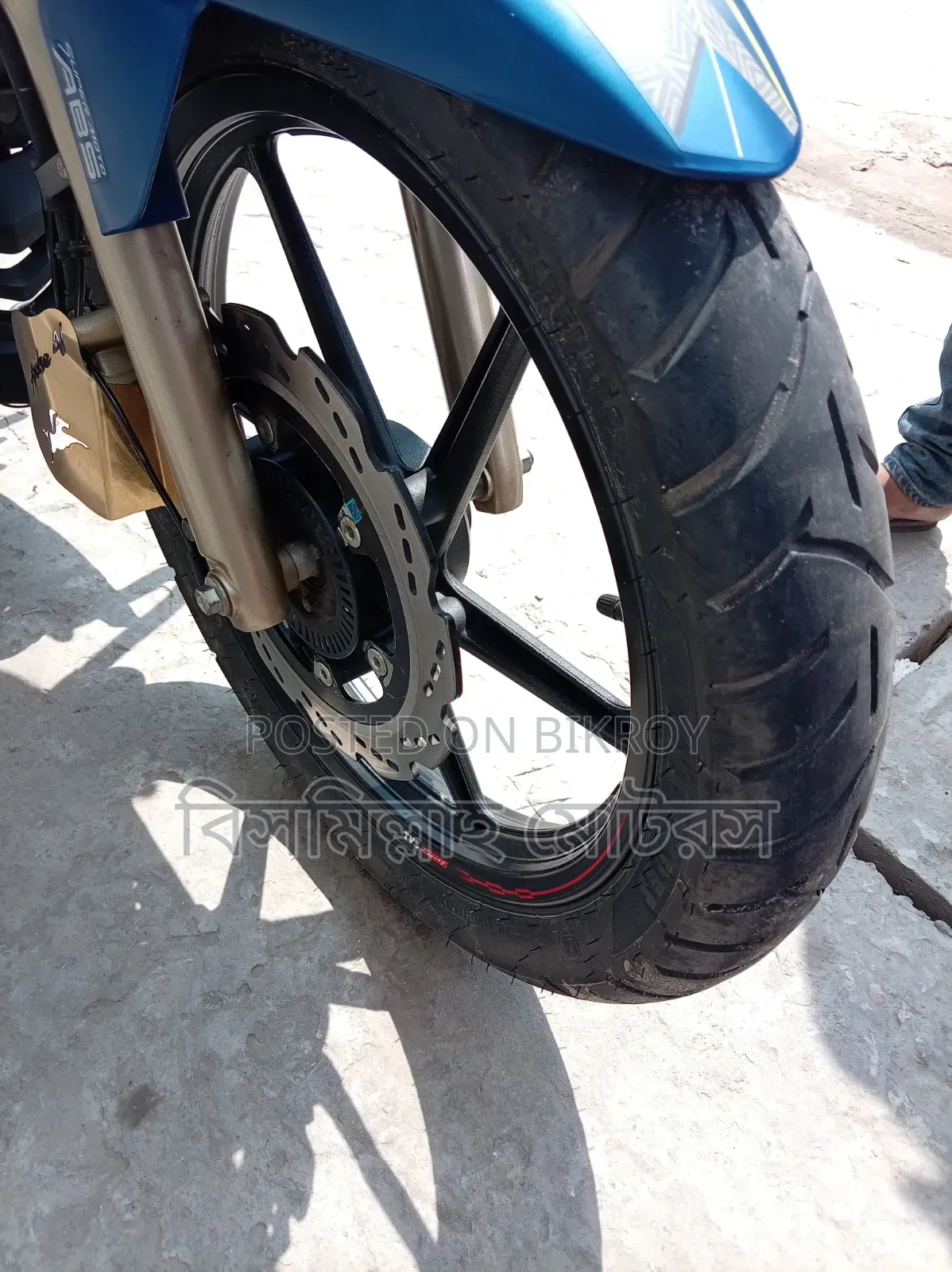 New TVS Apache RTR 160 2V ABS 2026 Blue