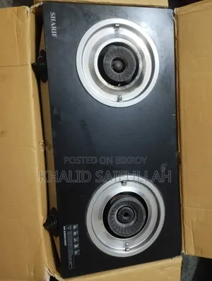শরীফ ডাবল বার্নার গ্যাস স্টোভ