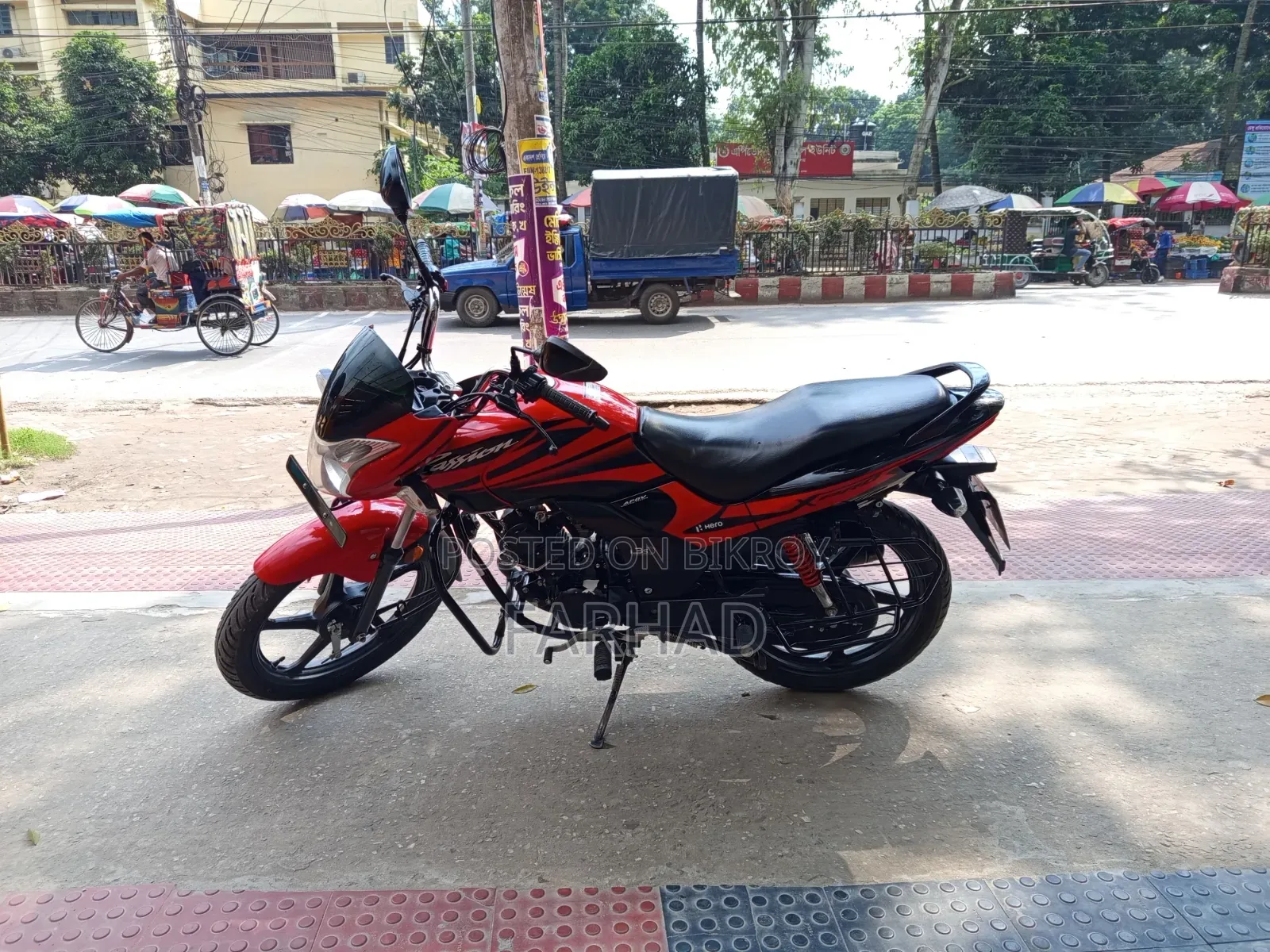 Hero Passion Xpro Drum 2024 Red