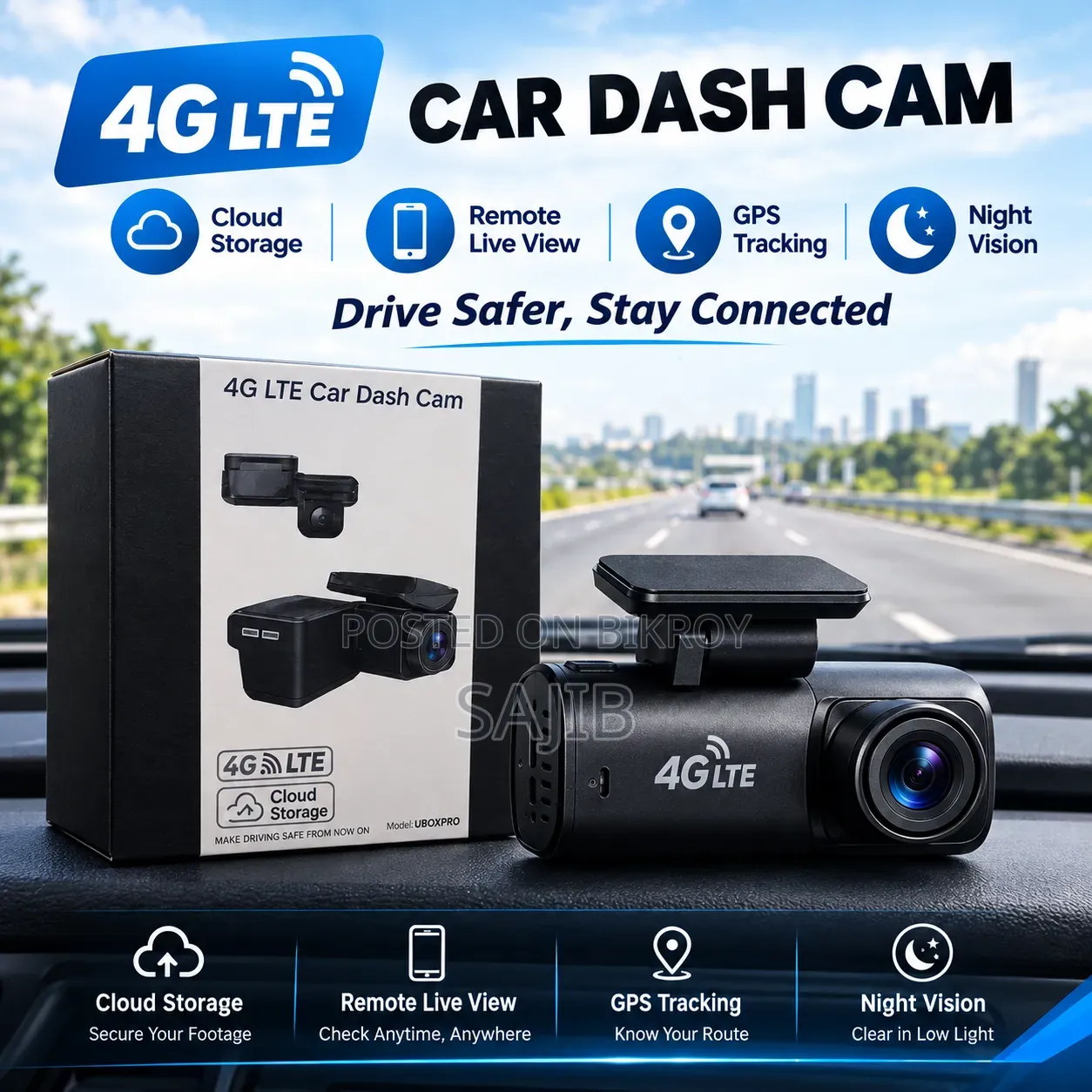 4G LTE Car Camera