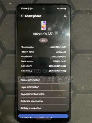 Samsung Galaxy A51 128 GB Blue