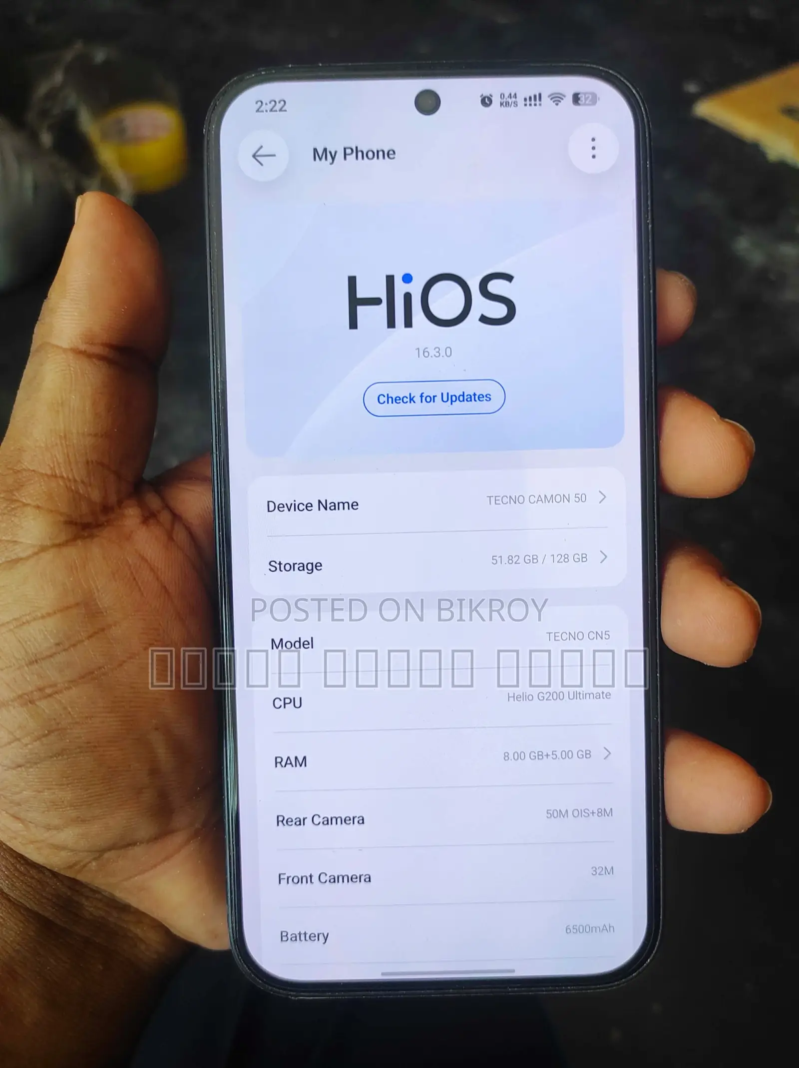 Tecno Camon 50 256 GB Green