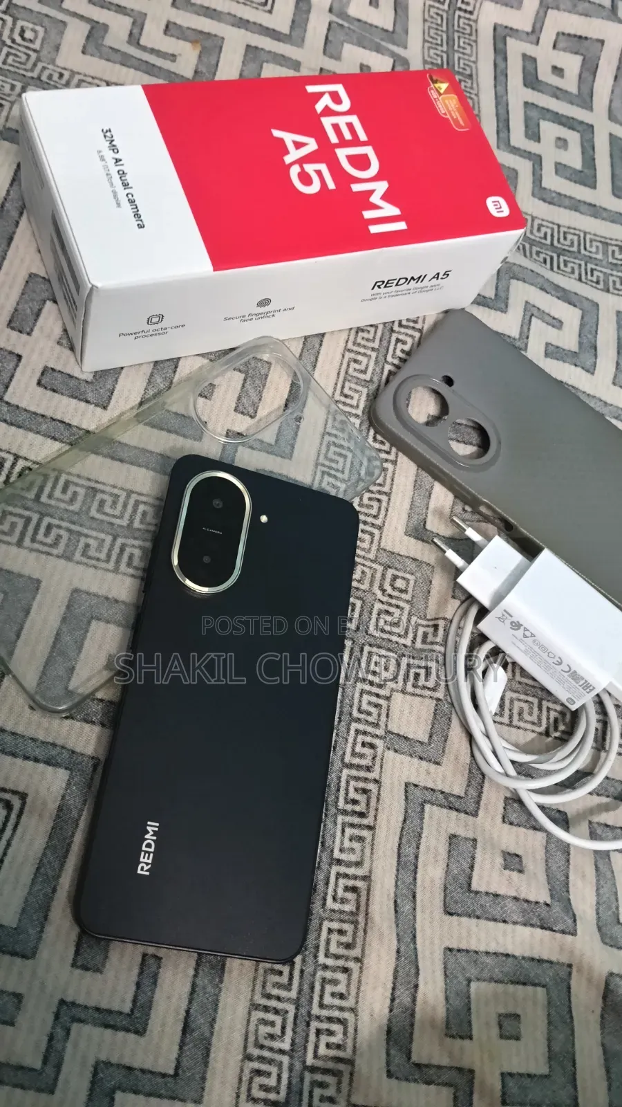 শাওমি রেডমি এ৫ ৪জি ১২৮ জিবি ব্ল্যাক