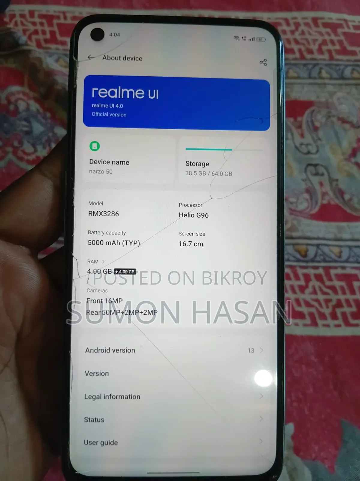 Realme Narzo 50 64 GB Green