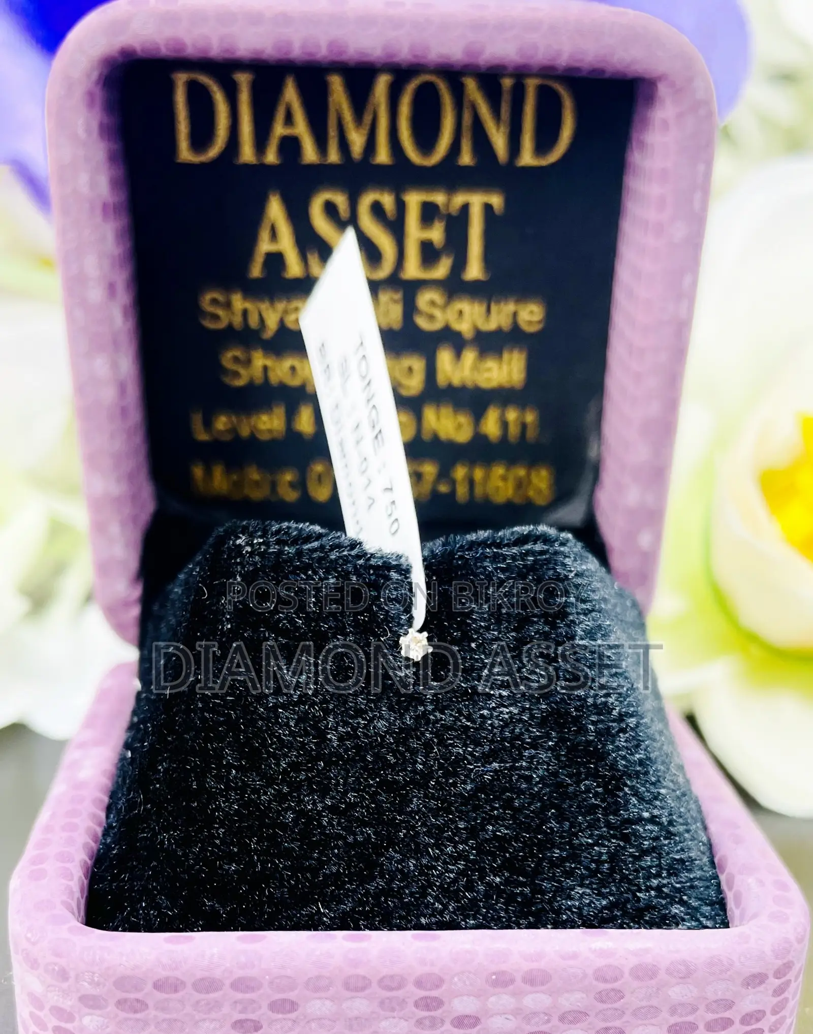One Piece Diamond Nosepin