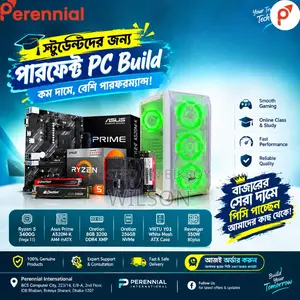 New Desktop Computer 8GB AMD Ryzen 5 SSD 256GB