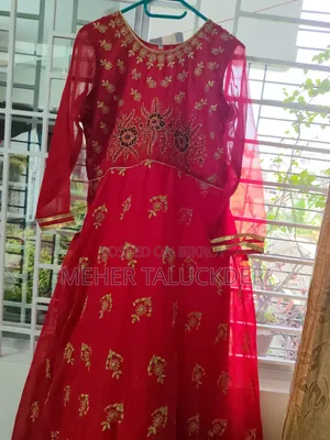 Red Party Wear Grown