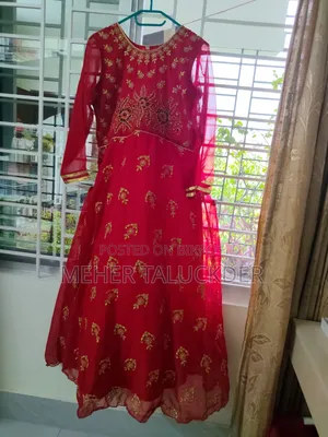 Red Party Wear Grown