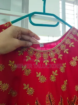 Red Party Wear Grown