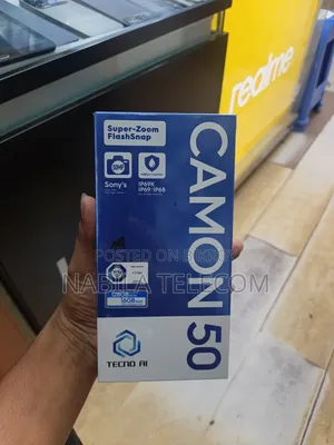 New Tecno Camon 50 256 GB Black