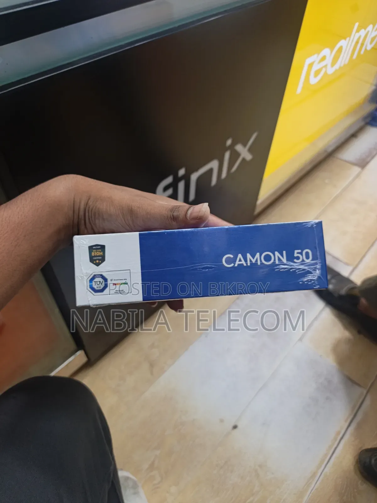New Tecno Camon 50 256 GB Black