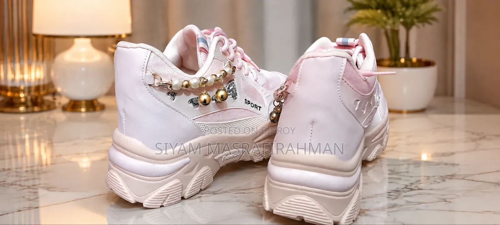 ✅️"Premium Pink Sneakers" Size 38