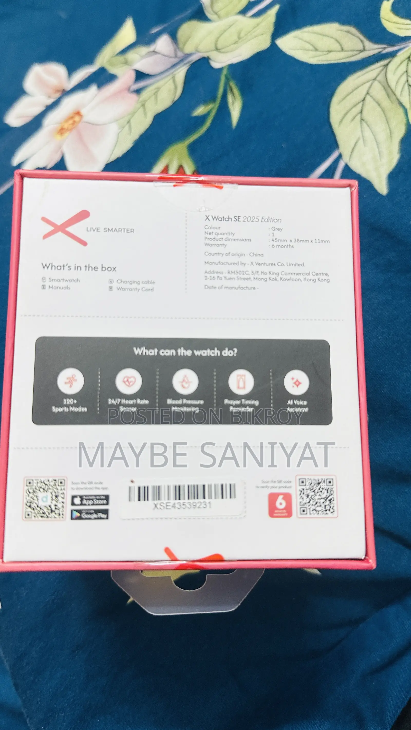 X Watch Se Smart Watch