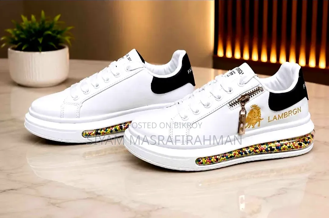 ✅️"Premium White Sneakers" Size 37