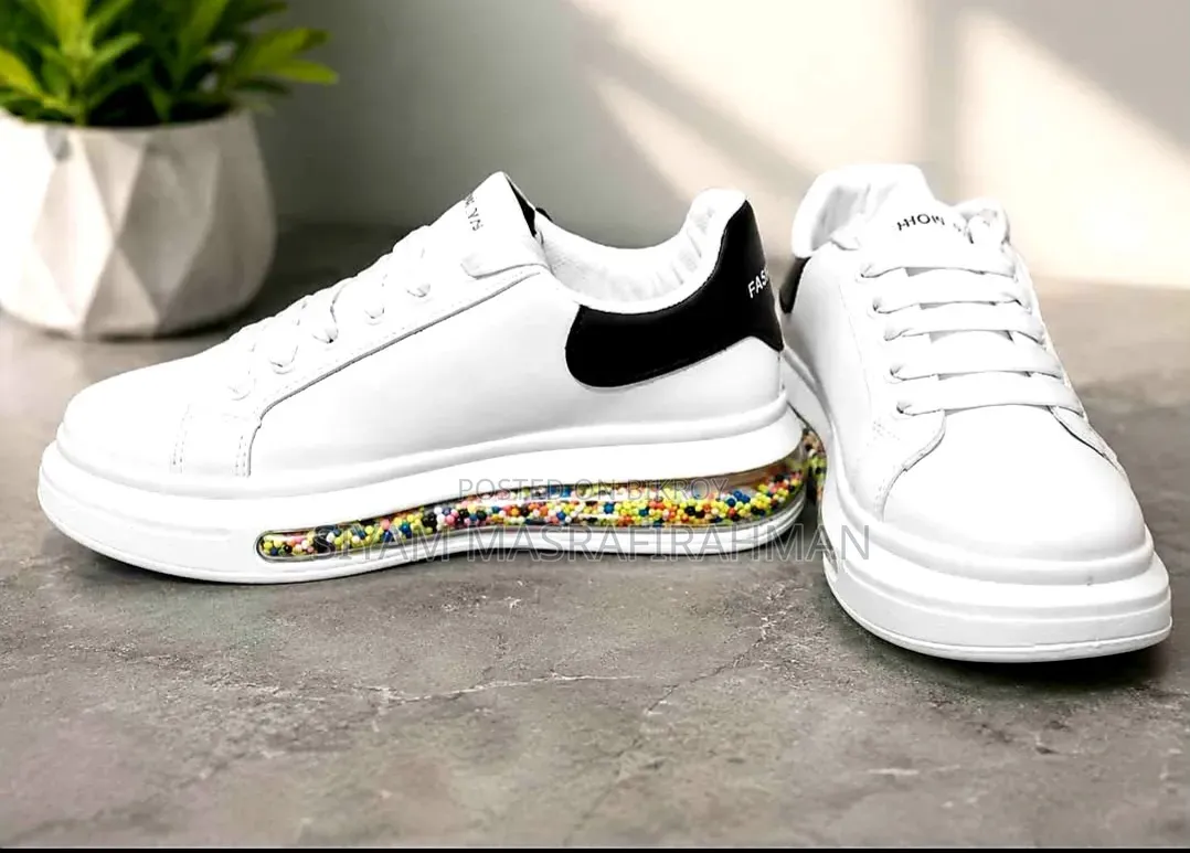 ✅️"Premium White Sneakers" Size 37