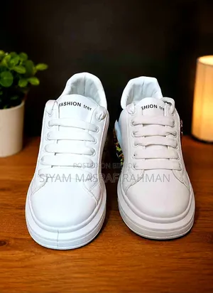 ✅️"Premium White Sneakers" Size 37