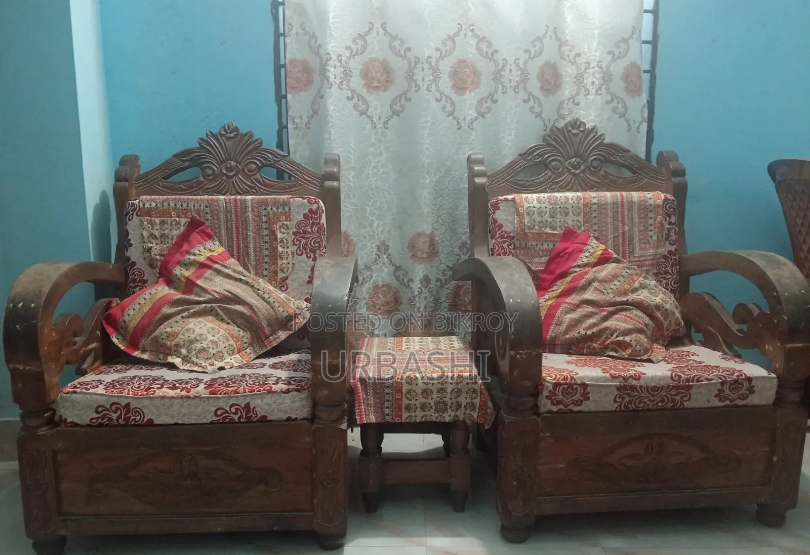 Sofa Set With Tea Table and One Small Table