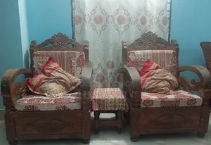 Sofa Set With Tea Table and One Small Table