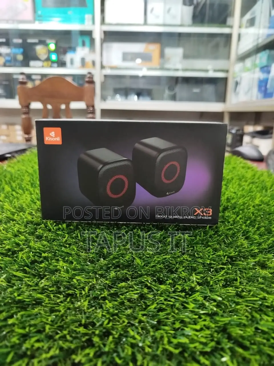 USB Mini Speaker RGB Kisonli X3 No Electricity Need