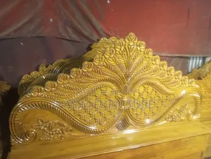Old Palong Mahogany Wood Bed