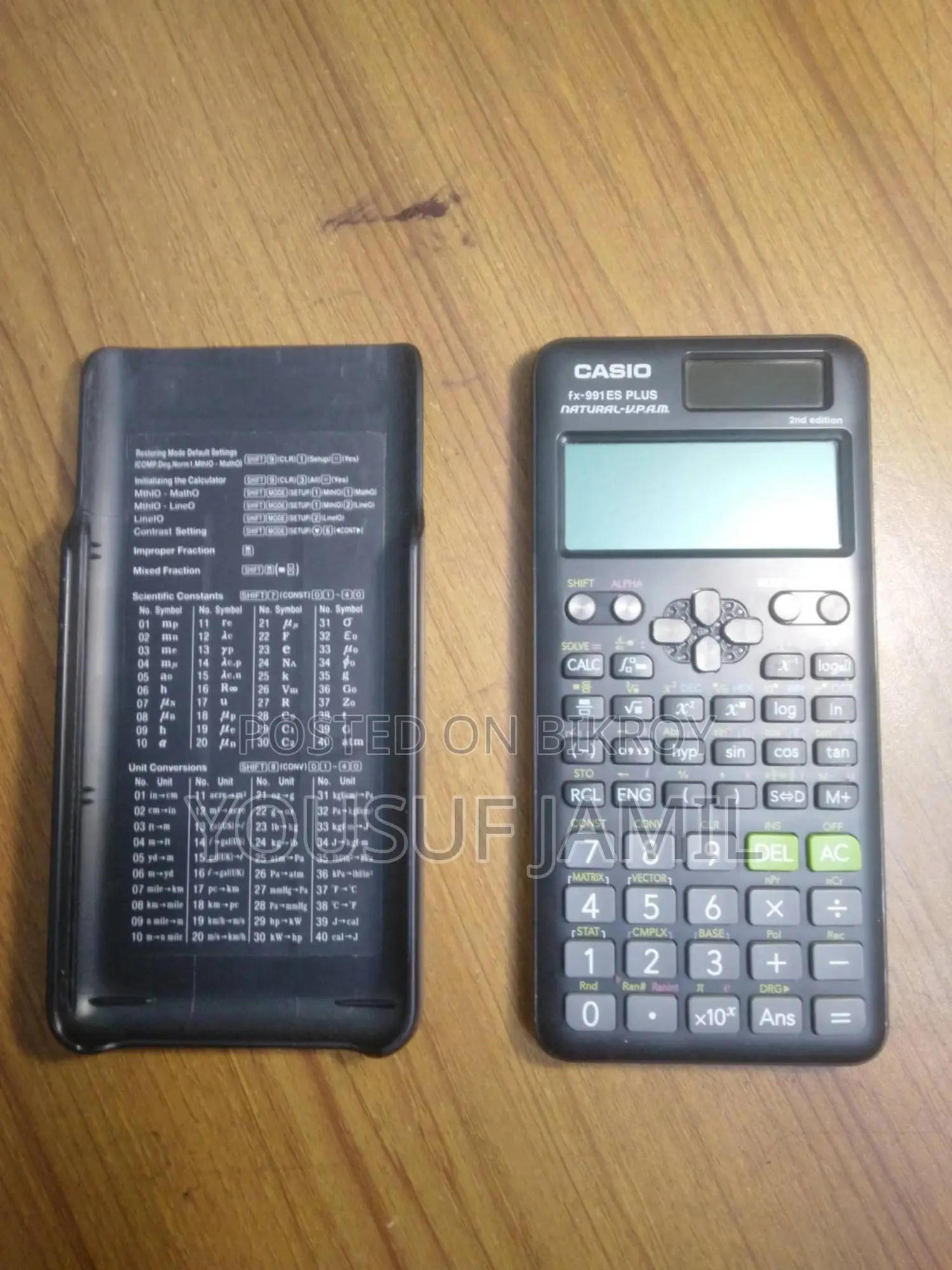 CASIO Fx-991es PLUS 2nd Edition Scientific Calculator|Fully Functional