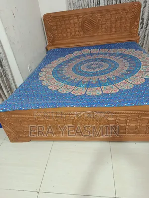 Teak Wood Bed 6/7