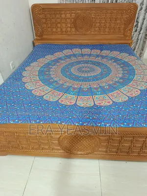 Teak Wood Bed 6/7