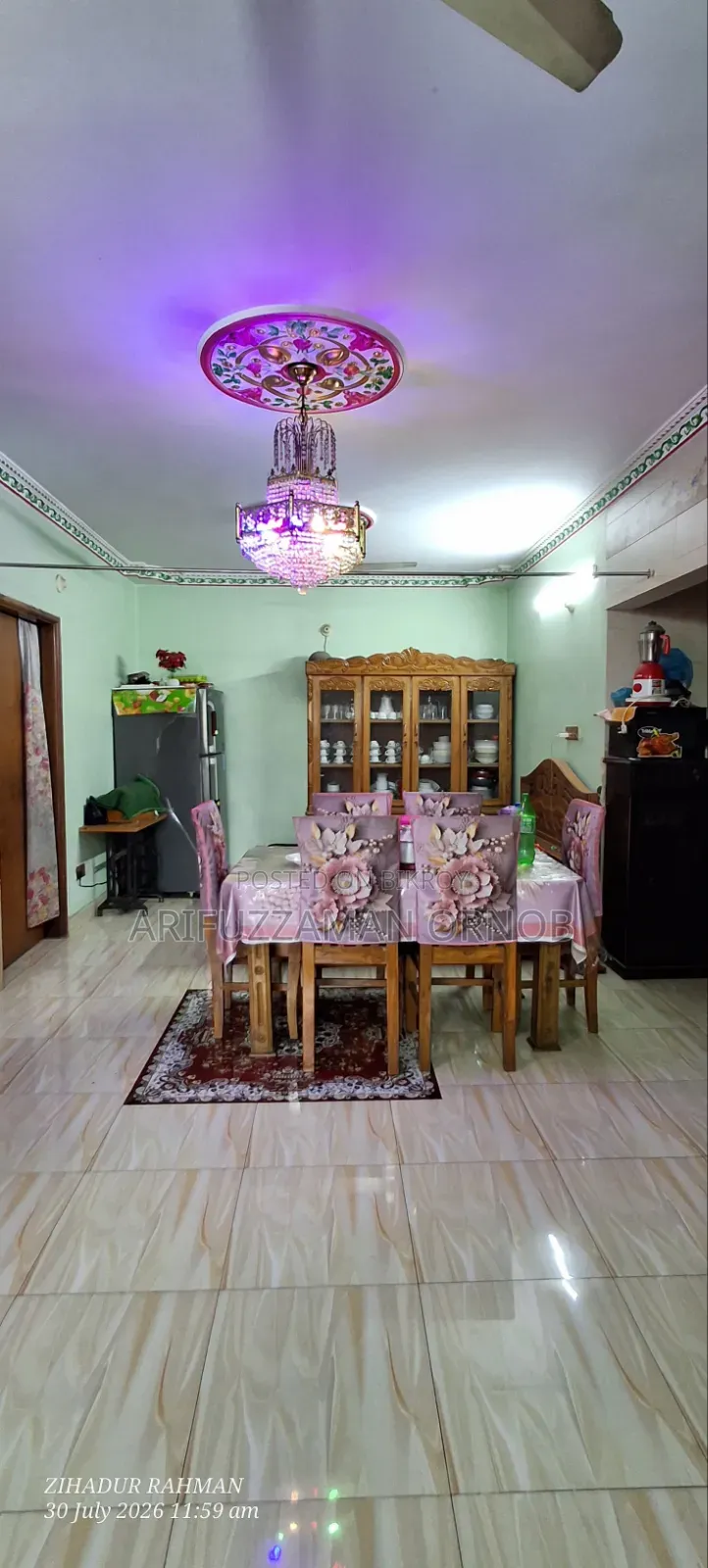 Furnished 3 bedroom Apartment in 60 Fit Barek Molla, Mirpur for Sale