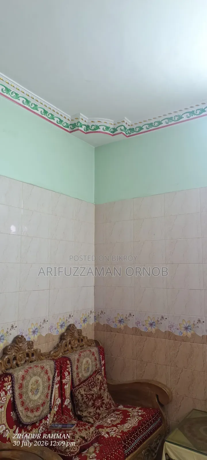 Furnished 3 bedroom Apartment in 60 Fit Barek Molla, Mirpur for Sale
