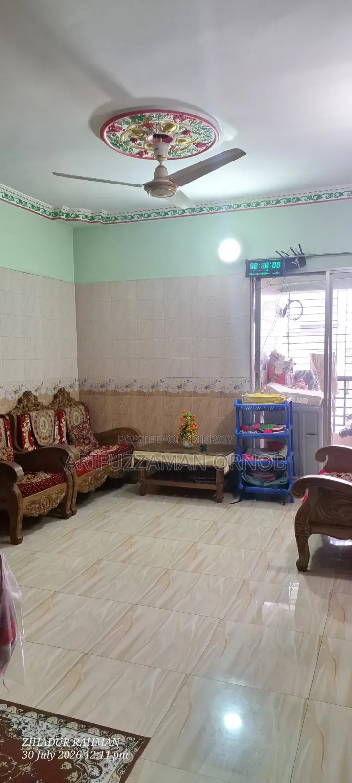 Furnished 3 bedroom Apartment in 60 Fit Barek Molla, Mirpur for Sale