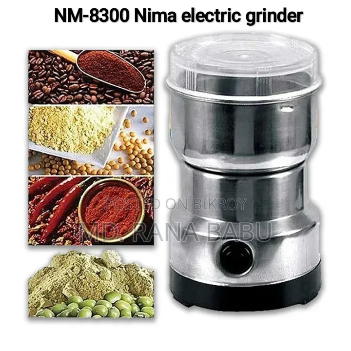 Nima Electric Grinder (Single Silver) Model NM-8300
