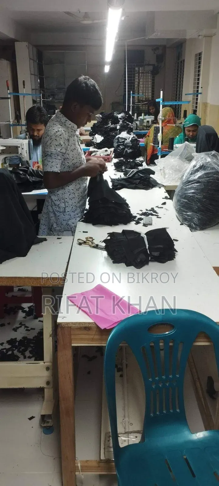 Socks made of artificial leather